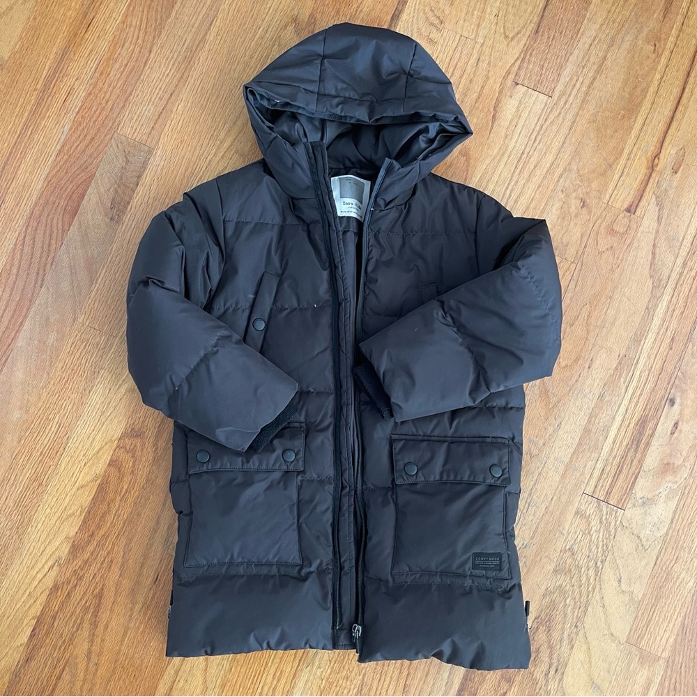 Zara Kids Feather Jacket, size 7